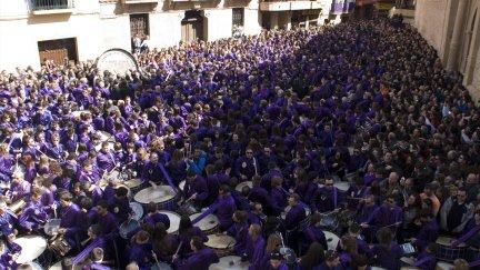 La Rompida de la hora en Calanda tiene lugar a partir de las 12:00. / Europa Press