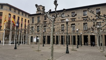 Exterior del Edificio Pignatelli de Zaragoza. Sede del Gobierno de Aragón./ Europa Press