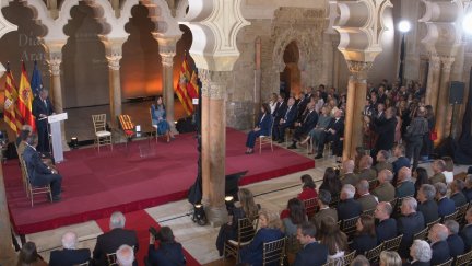 Discurso del presidente, Jorge Azcón, en el Día de Aragón. / Aragón TV