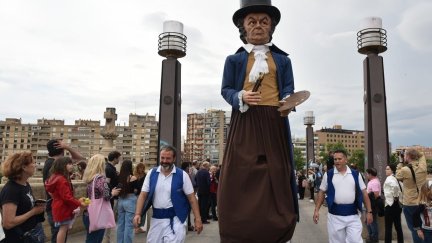 Desfile de las Fiestas Goyescas de Zaragoza del año pasado. / Europa Press