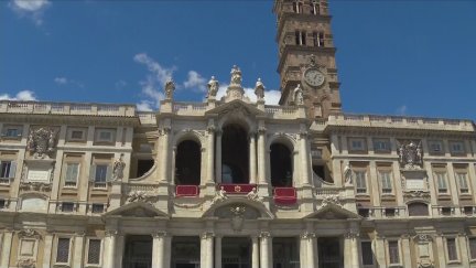 El papa Francisco descansa ya en la basílica de Santa María la Mayor de Roma. / Aragón TV