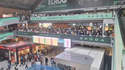 Pasajeros esperando en la estación de Atocha en Madrid. / Aragón TV
