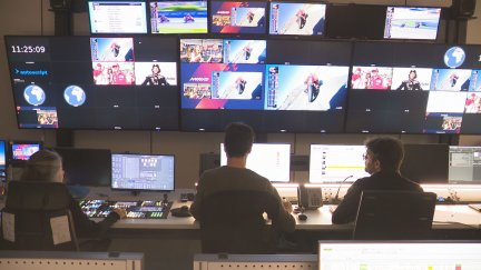 Control de realización. / Aragón TV