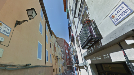 Calle José Zamoray (Zaragoza) donde se registró la agresión./ Google Maps