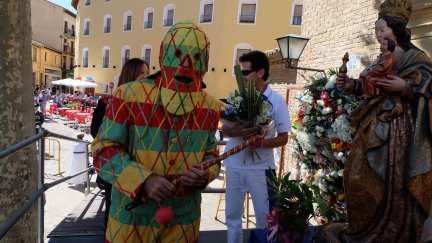 Figura del Cipotegato al final del recorrido. / Aragón TV