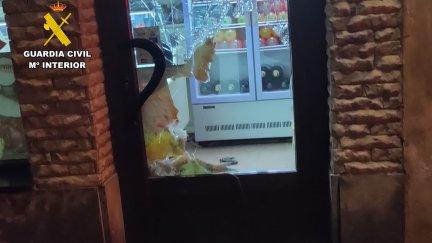 Imagen de la tienda en la que se produjo el robo. / Guardia Civil