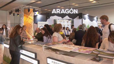 Primera jornada de Aratur, el Salón Aragonés del Turismo, en el Palacio de Congresos de Zaragoza. / Aragón TV