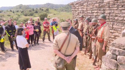 La Trinchera Viviente de la Ruta Orwell suma ya siete ediciones. / Aragón TV