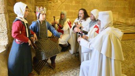 Los caballeros templarios será algunos de los que acudan a Monzón. / Ayuntamiento de Monzón