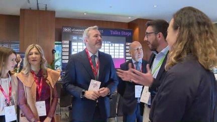 Jorge Azcón durante su participación en la 18ª edición de DCD-Connect. / Aragón TV