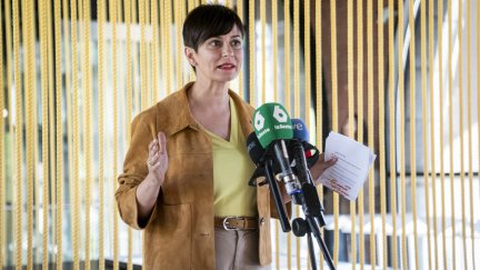 La ministra de Vivienda tras presentar la propuesta del PSOE en el Congreso para modificar la ley de vivienda./ A. Pérez Meca / Europa Press