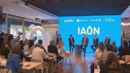 Presentación del proyecto IAON, este jueves. / Aragón TV
