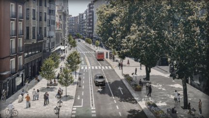 Recreación del Coso tras la reforma. / Aragón TV