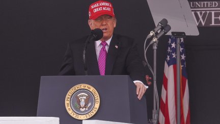 Intervención de Trump este fin de semana./ EFE/EPA/SARAH YENESEL