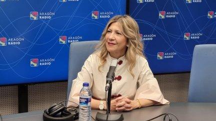 La vicepresidenta del Gobierno de Aragón, Mar Vaquero, este viernes en Aragón Radio. / Aragón Radio