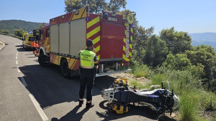Un motorista ha fallecido en un accidente este viernes en Graus. / Guardia Civil