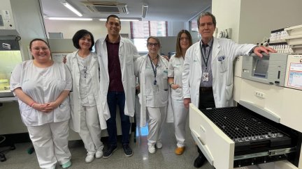Parte del equipo investigador del Hospital Miguel Servet. / Gobierno de Aragón