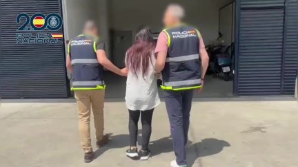 La mujer acusada de robar a personas mayores. / Policía Nacional