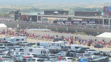 Ambiente en el circuito de MotorLand durante este fin de semana. / Aragón TV