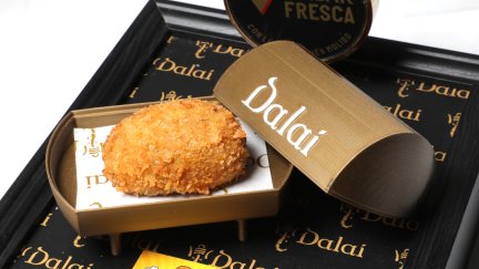 La croqueta ganadora ha sido la del restaurante Dalai Valdespartera. / Cristina Martínez-Agencia Almozara