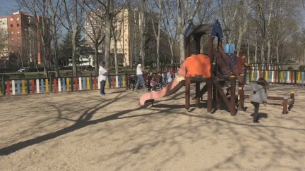 Un paque infantil de Zaragoza. / Aragón TV