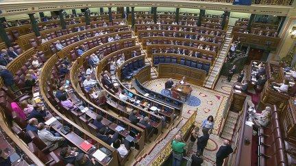 Sesión en el Congreso de los Diputados este jueves./ Aragón TV