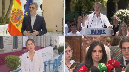 Las reacciones de los partidos políticos al caso Santos Cerdán se han sucedido este viernes. / Aragón TV