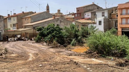 LEn Letux, los daños que dejan las tormentas han sido importantes, y más de una decena de vecinos han sido realojados. | Aragón TV