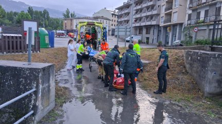 Uno de los rescates efectuados por el Greim esta semana. / Guardia Civil