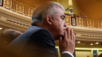 Santos Cerdán en el hemiciclo del Congreso. / Efe