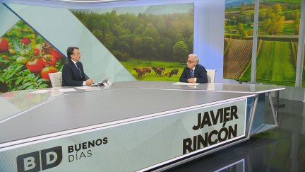 Entrevista al consejero de Agricultura, Javier Rincón, en Buenos Días de Aragón TV. / Aragón TV