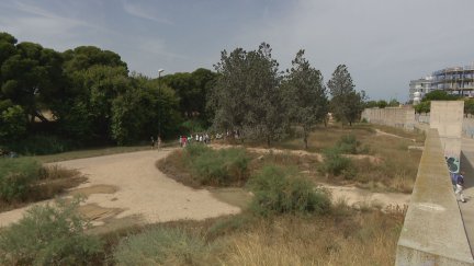 Los vecinos de los barrios del sur de Zaragoza reclaman varios puentes sobre el Canal Imperial para estar mejor comunicados. / Aragón TV