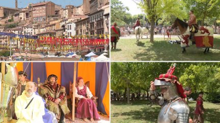 Tarazona ha recreado este fin de semana la coronación de Carlos V. / Aragón TV