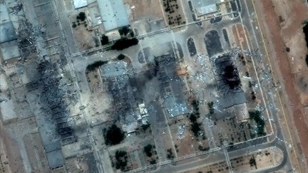 Una imagen de satelital muestra los daños en el centro de tecnología nuclear de Isfahán tras los ataques aéreos estadounidenses en Isfahán, Irán. / EFE