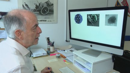 Jesús Santamaría en su despacho./ Aragón TV