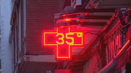 El calor no ha dado tregua durante la noche. / Aragón TV