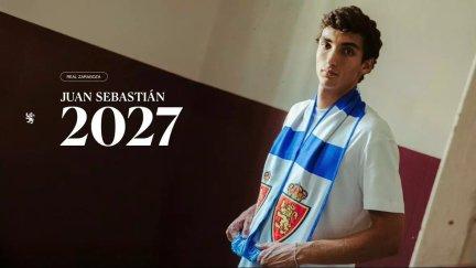 Juan Sebastián ha ampliado por dos temporadas su vinculación con el Real Zaragoza.