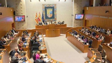 Sesión de control al Gobierno en las Cortes de Aragón./ Aragón TV