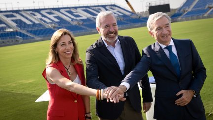 El acuerdo ha sido rubricado este martes en Zaragoza. / Gobierno de Aragón. Fabián Simón