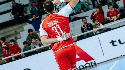Carlos Molina, en uno de los pocos partidos que pudo disputar la temporada pasada.