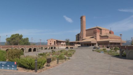 Llegaron a trabajar en este santuario más de mil personas. / ARAGON TV