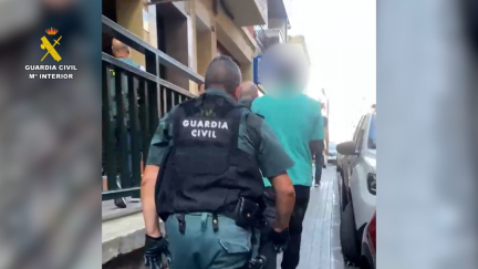 La Guardia Civil detiene al conductor acusado del atropello mortal de un ciclista en Villamayor. / Guardia Civil