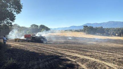 Declarado un incendio forestal en Angüés. / Mariluz Ulecia