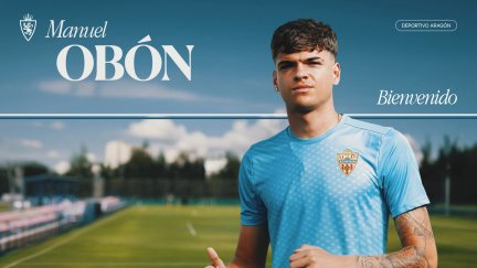 Manuel Obón, primer fichaje del Deportivo Aragón