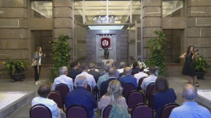 El acto homenaje celebrado este sábado. / Aragón TV