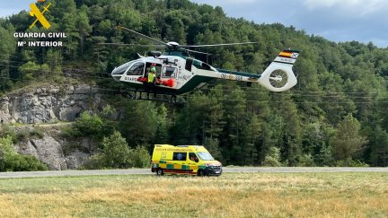 La Guardia Civil actúa en uno de los rescates de este fin de semana. / Guardia Civil