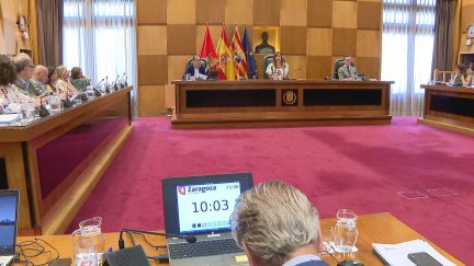 Durante este miércoles se han votado las propuestas de los grupos políticos municipales. / ARAGÓN TV