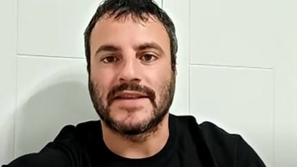 Carlos Cantero durante la entrevista.