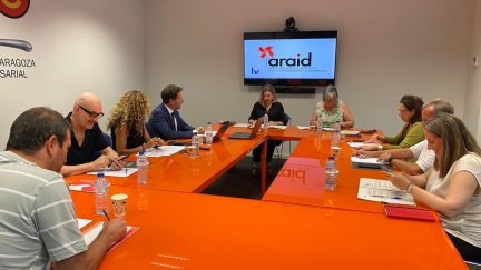 Reunión del patronato de la Fundación Araid. / DGA