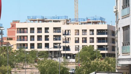 Obras en construcción en Zaragoza. / Aragón TV